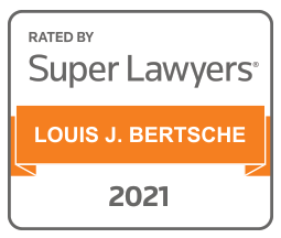 Attorney Louis J. Bertsche rated by Super Lawyers in 2021